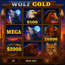 Bulletz - Wolf Gold Pokie - Pragmatic Play Casino Game